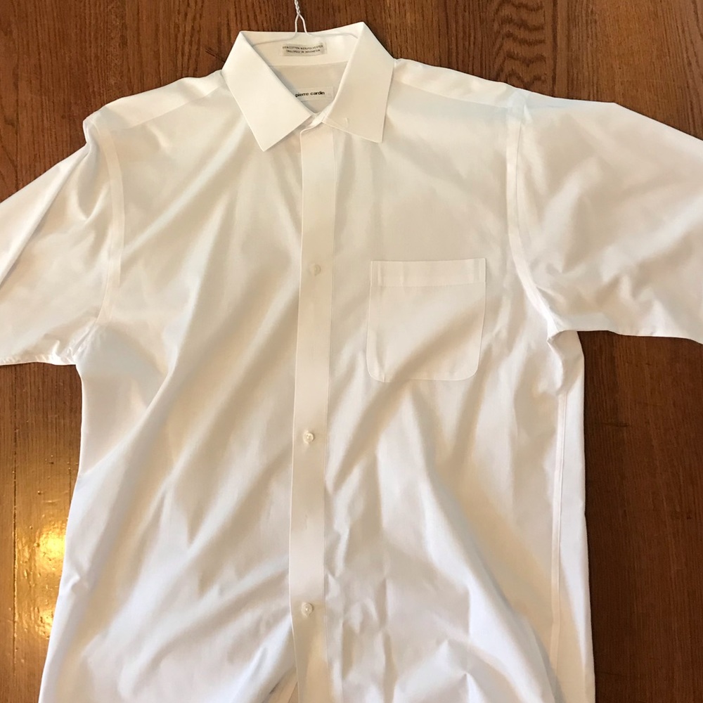 Pierre Cardin white dress shirt Medium